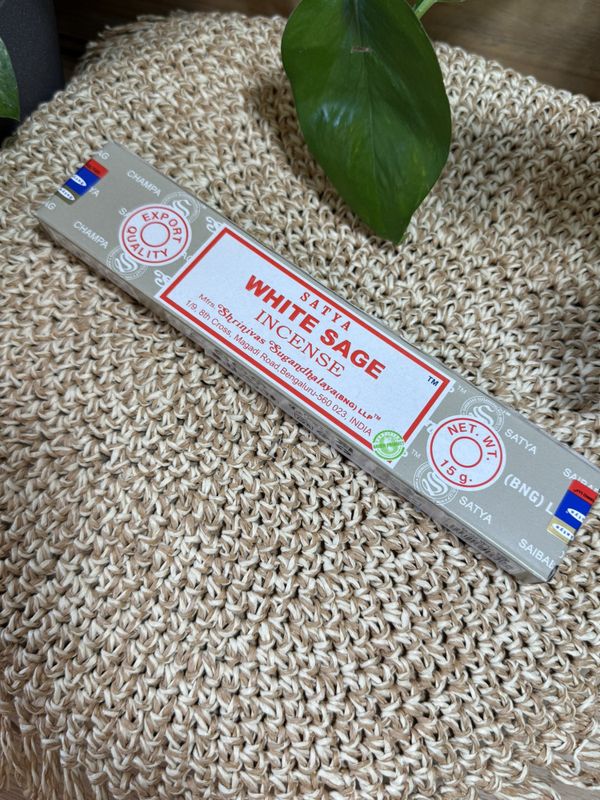 Satya White Sage røkelse pinner