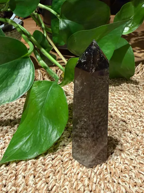 Hovedbilde Røyk kvarts Tårn 10cm