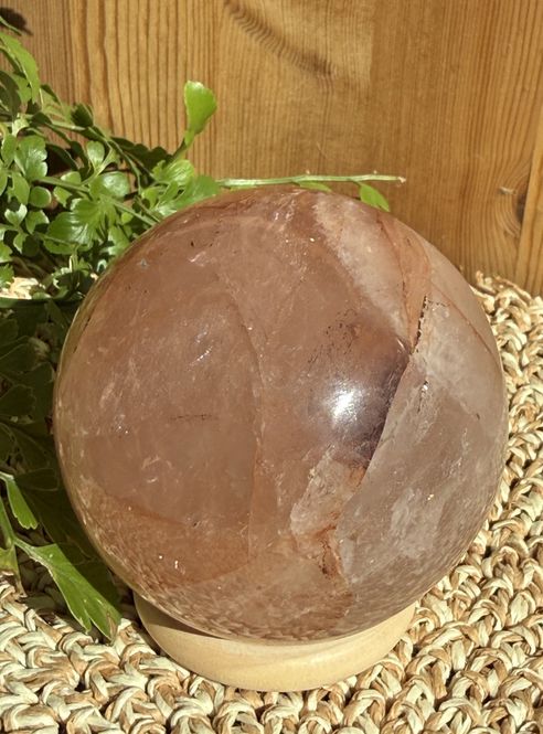Hovedbilde Ildkvarts kule 6 cm (#88B)